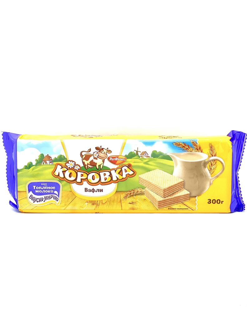 Sweets Wafers Cakes WAFERS "KOROVKA" WITH BAKED MILK FLAVORED